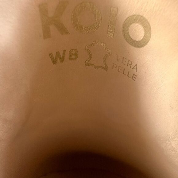 KOIO Heather Grey Platform Slip On Italian Made for Women Heather Grey Size 8 - Picture 2 of 5